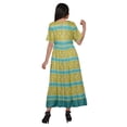 thumbnail image 3 of Moomaya Robe Kurta Imprimée Tenue d'Été Kurti pour Dames Tunique Longue Hauts pour Femmes, 3 of 5