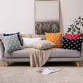 thumbnail image 4 of Juego de 2 fundas de almohada decorativas, funda de almohada de Jacquard rombal, funda de cojín cuadrada suave para sofá, cama, dormitorio, coche, sala de estar JFHHH pequeña, 4 of 5