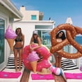 thumbnail image 4 of Swimming Pool Float Water Swim Ring Ice Cream Shaped Inflatable Play Game Toy, 4 of 10