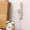 thumbnail image 4 of Soporte de Tira de Alimentacia, Fácil de Instalar Auto Adhesivo, Fastador Power Strip, Plastic 2pcs Compacto para el Hogar Para Enrutadores, 4 of 7