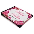 thumbnail image 2 of Darling Souvenir Livre d'Or de Mariage Anniversaire Couverture Rigide Imprimée Florale Blanche-9 x 12 Pouces, 2 of 5
