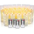 thumbnail image 1 of Velas LED sin llama YOROXRG, decoración navideña, paquete de 24, 1 of 9
