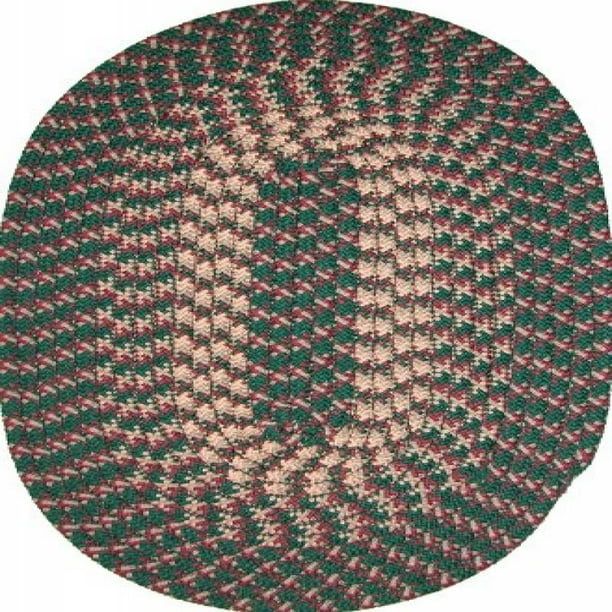 Robin Rug Hometown Braided Rug Hunter Green