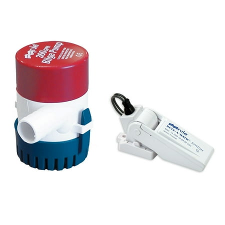 360 Gph Pump - Rule 12V Combo Kit Includes #24 360 GPH Pump and #35A Rule-A-Matic Float Switch