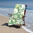 abstractly green pattern Bath Towel Towels for Bathroom, Beach Towels