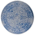 thumbnail image 3 of SAFAVIEH Adirondack Wyatt Traditional Distressed Area Rug, Grey/Blue, 4' x 4' Round - Transitional Modern Design, Grey & Blue, Ideal for Living Room, Bedroom, Dining Space, 3 of 10
