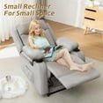 thumbnail image 7 of Korser Manual Small Recliner Chair for Small Spaces for Living Room,Nursery,Khaki, 7 of 7