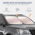 thumbnail image 4 of Fotbe Glitter Light Pearl 2-Piece Car Windshield Sun Shade | Sun Blocker for Car Windshield | Foldable Automotive Interior Accessories for Sun Protection-Medium, 4 of 7