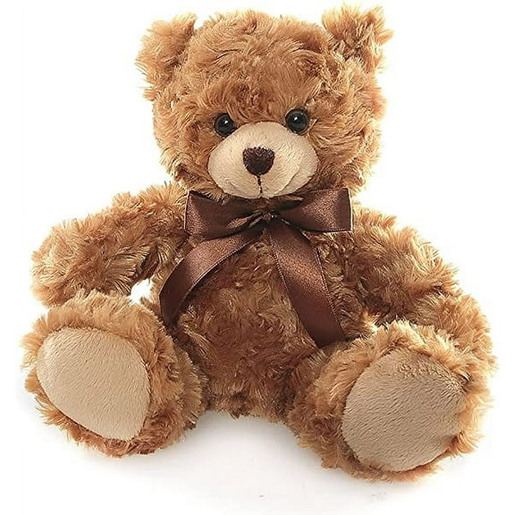 Made by Aliens Sitting Teddy Bear Stuffed Animal – with Bow-Ties Plush Toy for Kids & Adults – 11 Inch for Birthday, Mother’s day,  Valentine