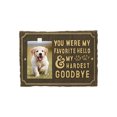 thumbnail image 2 of Whitehall Pet Memorial Photo Plaque - Cast Aluminum You Were My Favorite Hello and My Hardest Goodbye Wall Sign with Paw Prints and Picture Clip - Cat or Dog Keepsake Decor, 2 of 4