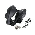 thumbnail image 4 of Raindrops 1 Pair Motorcycle Handlebar Wind Guard Hand Guards 7/8 Inch Handle Handguard Protector Bike Brush (Black), 4 of 8