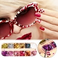 thumbnail image 1 of Fiudx Ofertas flash del día solo en línea Lentejuelas para mejorar las uñas en forma de corazon, 12 cuadrados, color, amor, brillo de uñas, 1 of 7