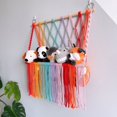 thumbnail image 4 of YAOMOBB Wall Hanging Toy Organizer Toy Storage Organizer Stuffed Rack Wall Hanging Vivid Color Easy Nursery Room Decor, 4 of 7