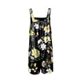 thumbnail image 2 of Vedolay Womens Rompers Women's One Piece Sleeveless V Neck Tank Top Rompers Short Bodycon Jumpsuit,Yellow 3XL, 2 of 4
