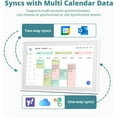 thumbnail image 2 of EKASN 15.6" Digital Calendar Chore Chart – 1080P Full HD Interactive Touchscreen, Smart Family Planner for Seamless Scheduling-White, 2 of 10