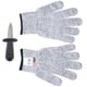 thumbnail image 2 of Cuchillo para ostras Protección de nivel 5 Resistente a la abrasión Resistente a la corrosión Kit para abrir ostras para restaurantes Hogares, 2 of 9