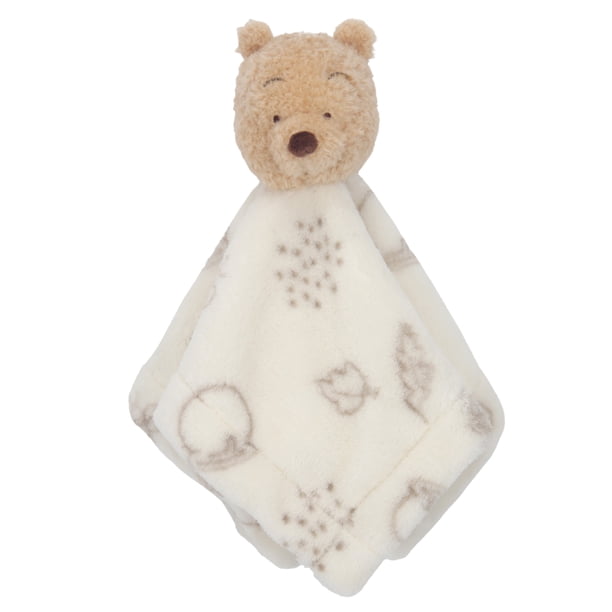 Lambs & Ivy Disney Baby WINNIE THE POOH Lovey White/Gray Security ...