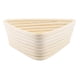 thumbnail image 1 of Cesta de pan triangular, juego de tela, cesta de mimbre artesanal, cesta de pan, herramienta para hornear (cesta de ratán), 1 of 8