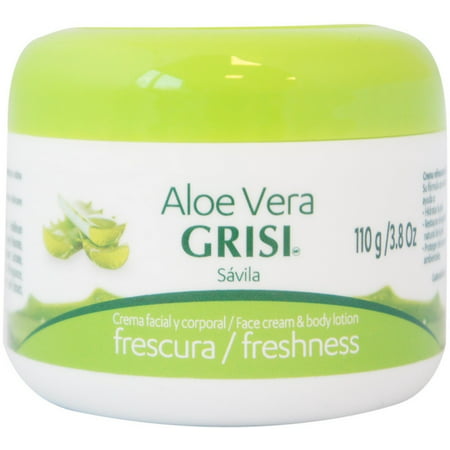Grisi Aloe Vera Face Cream & Body Lotion Freshness, 3.8 (Best Aloe Vera Cream For Face)