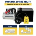 thumbnail image 3 of M optimized Double Acting Hydraulic Power Unit 12V Car Lift Hydraulic Pump Power Unit, Hydraulic Pumps with Tank, Car Lift Hydraulic Power Unit for Auto Repair, 3 of 7