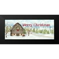 thumbnail image 2 of Reed, Tara 14x8 Black Modern Framed Museum Art Print Titled - Christmas Barn panel I, 2 of 5