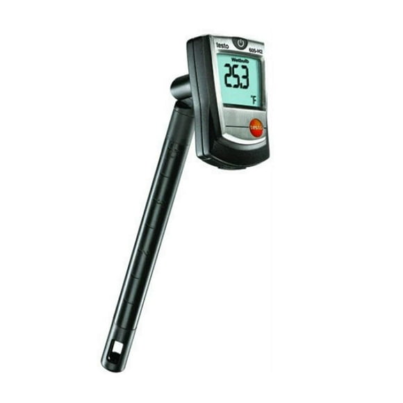 Testo 605-H2 (0560 6054) Thermo-Hygrometer with Wet Bulb Calculation