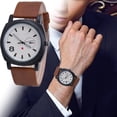thumbnail image 1 of Hearth & Gear Men's Fashion Watch With Precise Timing Men's Leisure Business Hand Precision Watch Smart Watch with Drawstring Sports Watch Rainbow Wrist Watch without Games Sports Watch Big Sports, 1 of 4