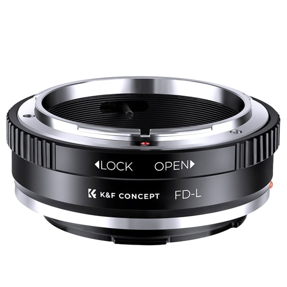 K&F CONCEPT Lens Mount Adapter FD-L Manual Focus Compatible with Canon FD & FL 35mm Lens to L Mount Camera Body
