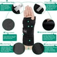 Carpal Tunnel Wrist Brace Night Support, Adjustable Night Wrist Support