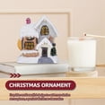 thumbnail image 3 of Christmas Lighted House Resin Decoration for Decor Christmas Gift Figurine, 3 of 5