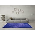 thumbnail image 3 of Ahgly Company Indoor Rectangle Abstract Purple Modern Area Rugs, 7' x 10', 3 of 4