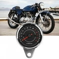 thumbnail image 2 of Fugacal Motorcycle Tachometer, Universal Motorcycle Backlight Tachometer Speedometer Aluminum Gauge Replacement, 2 of 7