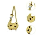 thumbnail image 6 of Segolike Cartoon Giraffe Crossbody Bag Zipper Pouch Cute Portable Giraffe Shape Plush Bag, 6 of 7