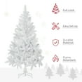thumbnail image 4 of HOMCOM 5ft Artificial Christmas Tree Holiday Home Decor Pine Auto Open, 4 of 10