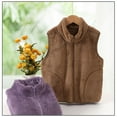 thumbnail image 3 of GYRATEDREAM Boys Girls Polar Fleece Vest Jacket Kids Ligntweight Coat Zipper Closure Sleeveless Outwear Tops for 4-12Y, 3 of 8