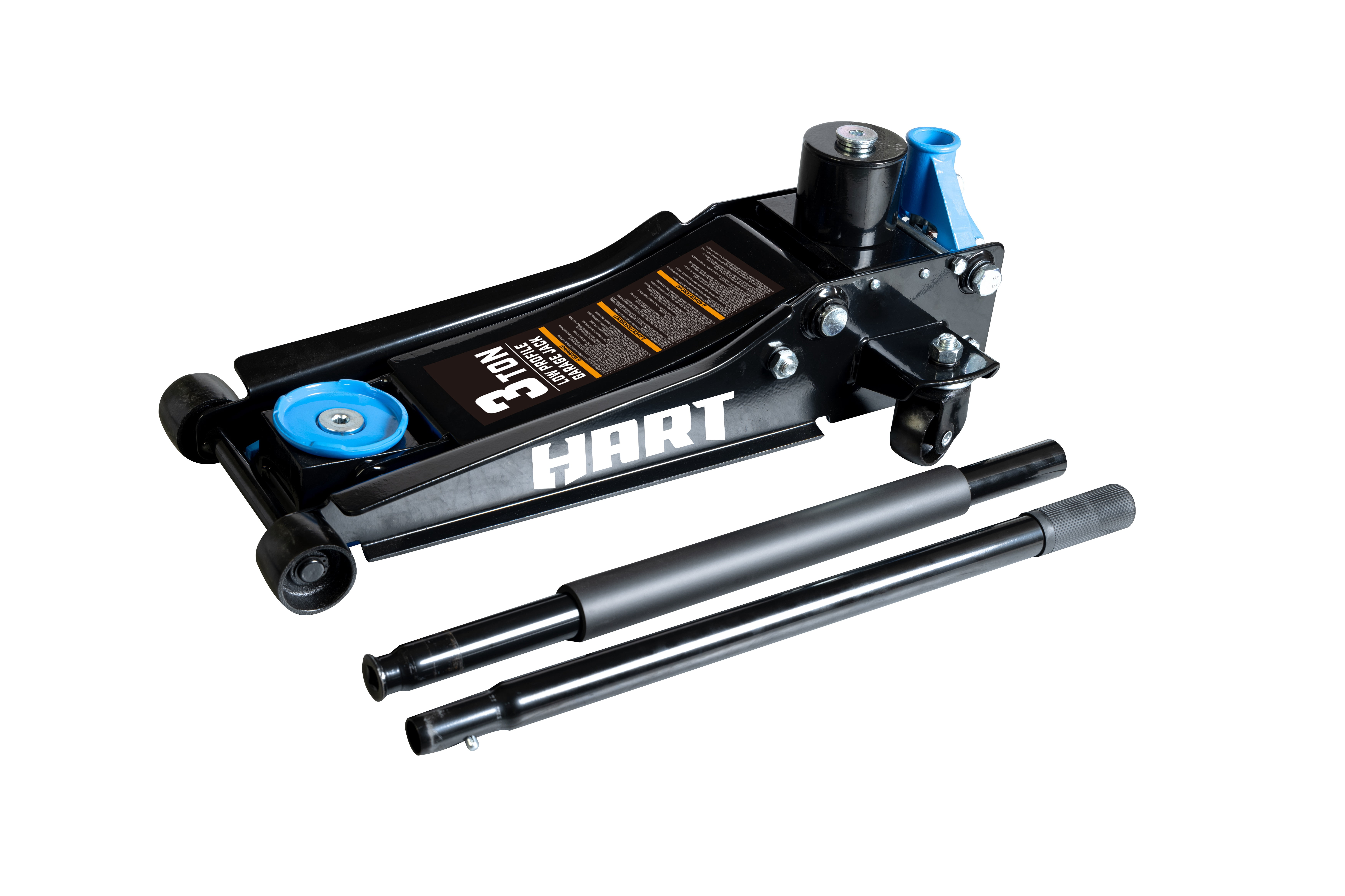 Hart TX830026XH Super Duty Garage Jack with a SUV Adaptor, 3 Ton Black