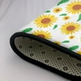 thumbnail image 6 of PUREYAH Front Door Mat Indoor Entrance, Non-Slip Washable Sunflower Flower Background Decorative Rug Carpet for Bedroom Living Room Bathroom 36"x24", 6 of 8