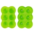 thumbnail image 1 of Molde de hielo esférico, 2 piezas, 6 orificios, de silicona de grado alimenticio, bandeja para hielo, molde para hielo, eficiencia óptima, 1 of 12
