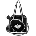 thumbnail image 1 of GLFILL Pickleball Paddle Bag Large Capacity Neoprene Paddle Storage Bag with Strap Black white, 1 of 8
