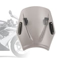 thumbnail image 2 of Windshield WindScreen Universal fits for Motorcycle with 22mm / 7/8" handlebar Gray, 2 of 11