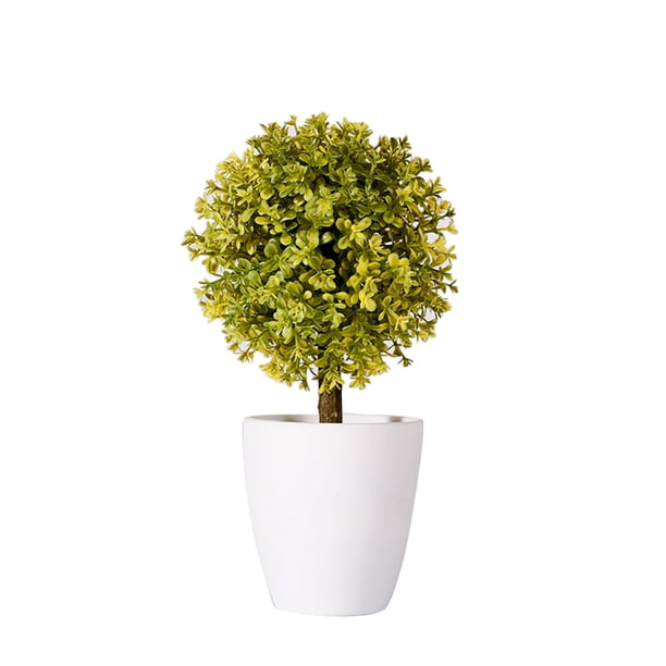 Planta artificial en maceta Plantas artificiales Bonsai Árbol de simulación Flores falsas decorativas de escritorio kenally JJ25587-03B