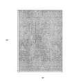 thumbnail image 3 of HomeRoots 580256 3 x 5 ft. Abstract Washable Indoor & Outdoor Rectangle Area Rug, Gray, Silver & Charcoal, 3 of 5