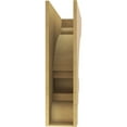thumbnail image 4 of 9"W x 36"D x 36"H Thin Diane Rough Cedar Woodgrain TimberThane Corbel, Primed Tan, 4 of 6
