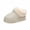 Beige, variant on Slip On Ankle Snow Boots for Women Fluffy Fur Cuff Warm Fleece Lined Winter Booties Soft Upper Thick Platform Sole Non Slip Cozy Cold Weather Short Boots