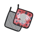 thumbnail image 2 of Caroline's Treasures Elephant Lots of Polkadots Pair of Pot Holders, 2 of 2