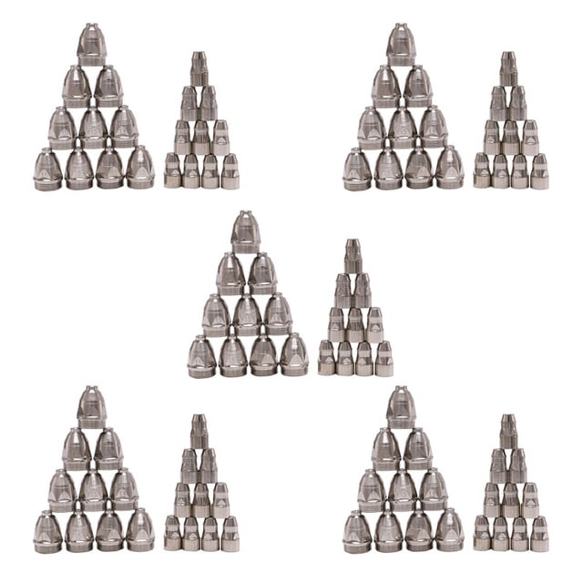100Pcs P80 Antorcha de Corte de Plasma Consumible Cutting CNC 80A P80 Antorcha de Plasma Punta de Electrodo Boquilla
