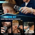 thumbnail image 7 of LQT Professional 3-in-1 Men's Grooming Kit,Hair Clipper, Trimmer &  Shaver Set with LED Display, Complete Haircut&Beard Grooming System for Men,Ideal for Home & Salon Use,Perfect Gift for Men(blue), 7 of 7