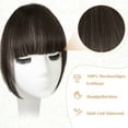 thumbnail image 4 of Clip de flequillo de cabello humano real Vogacara aspecto natural y de Moda Experiencia natural, 4 of 6