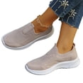 thumbnail image 5 of CIENVNSTG Women'S Walking Shoes Slip On Athletic Running Sneakers Knit Mesh Comfortable Work Shoe Casual Breathable Lightweight Non Slip Sock Shoes Pink 40, 5 of 5