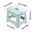 thumbnail image 4 of WSZZL Space Saving Folding Stool, Small Plastic Stool, Portable Multi-Use Chair, Ideal for Home Office Outdoor Use, Lightweight and Space-Efficient Solution, 4 of 4